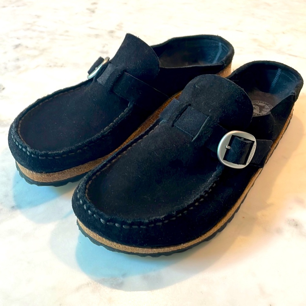 Birkenstock Buckley Suede Leather Shoes